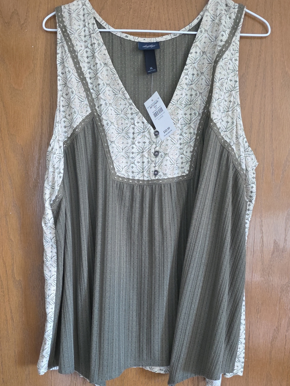 Daytrip Knit Henley Tank